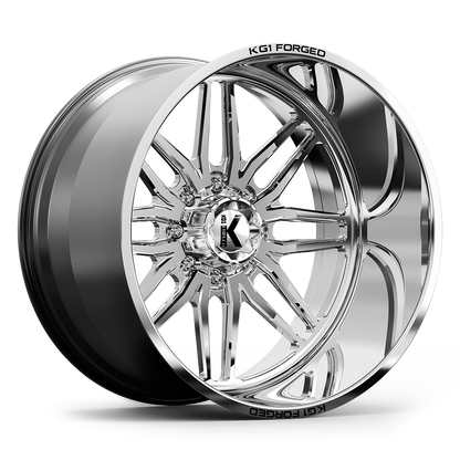 26x16 KG1 Forged KF002 Aristo Polished Milled FORGED Wheel 8x170 (-101mm)