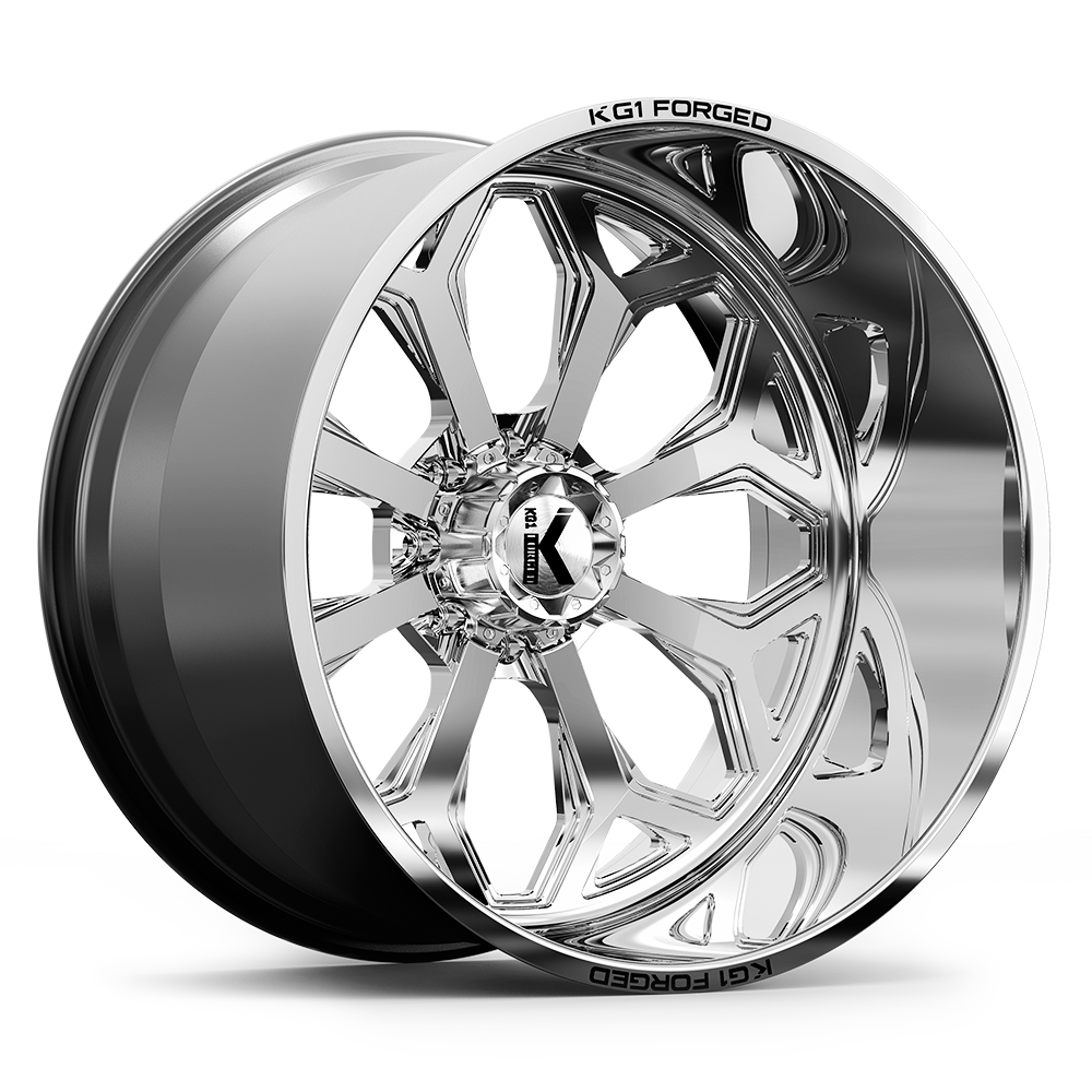 26x14 KG1 Forged KF008 Knox Polished FORGED Wheel 6x5.5 (-76mm)