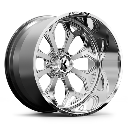 26x14 KG1 Forged KF008 Knox Polished FORGED Wheel 8x170 (-76mm)