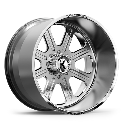 26x16 KG1 Forged KF010 Valor Polished FORGED Wheel 6x5.5 (-101mm)