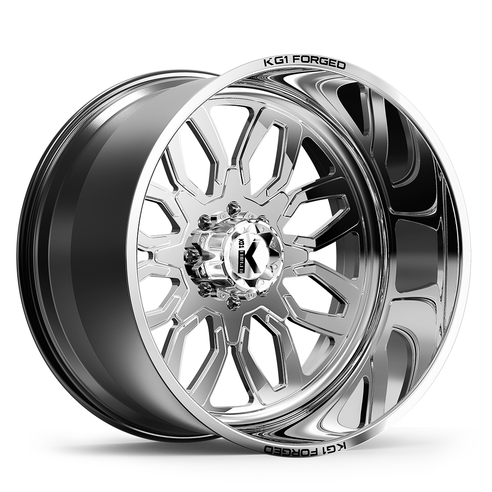 22x14 KG1 Forged KF015 Gear Polished Wheel Blank (-76mm)