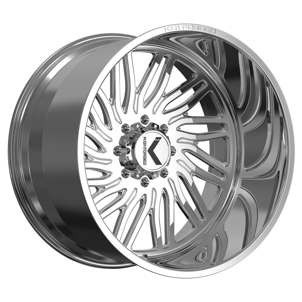 24x12 KG1 Forged KF055 Flight Polished RIGHT DIRECTIONAL Wheel Blank (-44mm)