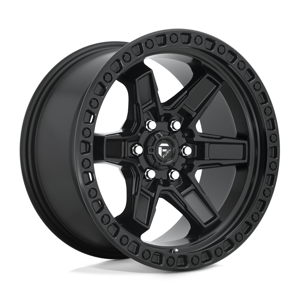 17x9 Fuel D697 KICKER MATTE BLACK Wheel 6x4.5 (12mm)