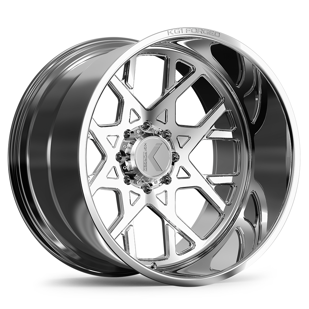 24x14 KG1 Forged KC021 Killshot Polished Milled FORGED Wheel 6x5.5 (-76mm)
