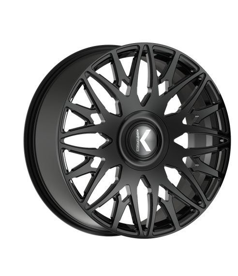 22x8.5 KG1 Forged KL014 Trident-L Gloss Black Wheel 5x115 (15mm)