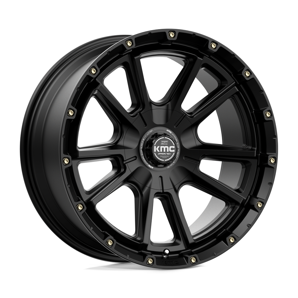 20x9 KMC KM100 SYNC Satin Black Wheel 6x120/6x5.5/6x120/6x5.5 (0mm)