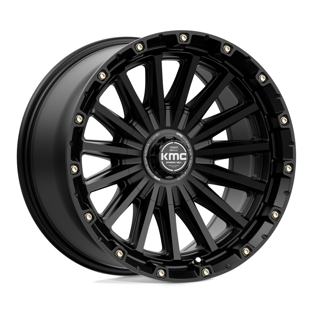 17x9 KMC KM102 SIGNAL Satin Black Wheel 6x135/6x5.5 (-12mm)