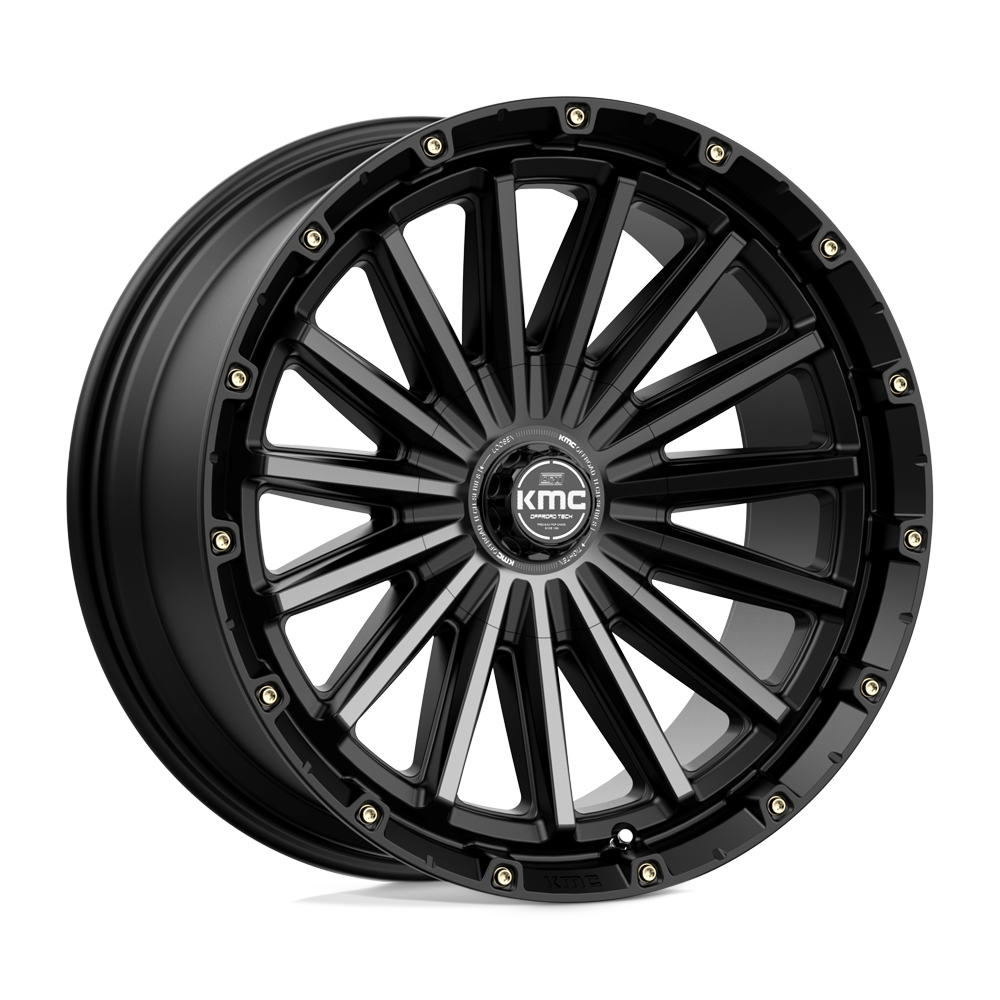 20x9 KMC KM102 SIGNAL Satin Black With Gray Tint Wheel 6x135/6x5.5 (0mm)