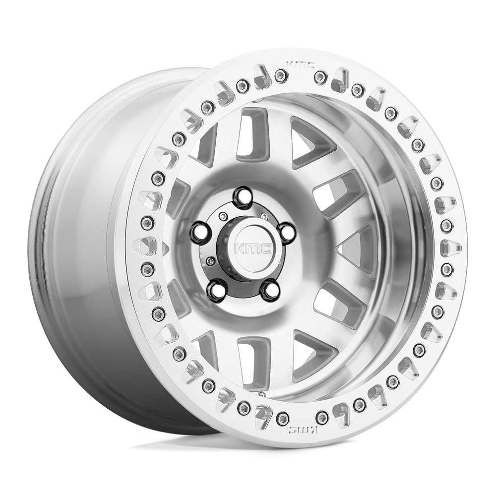 17x9 KMC KM229 MACHETE CRAWL Machined Wheel 5x5 (-38mm)