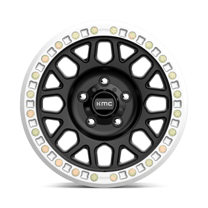 20x9 KMC KM234 Grenade Desert Satin Black BEADLOCK Wheel Blank (-12mm)