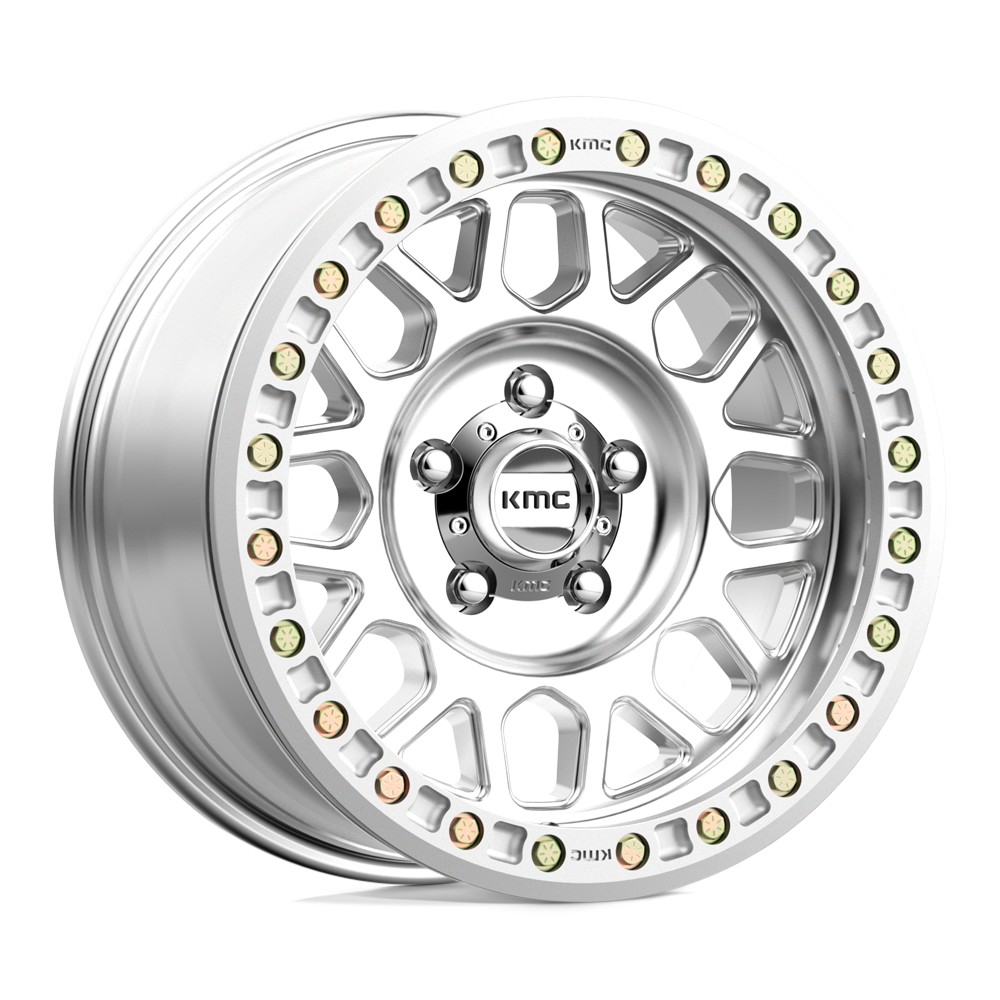 17x8.5 KMC KM234 GRENADE DESERT Machined Wheel BLANK (0mm)