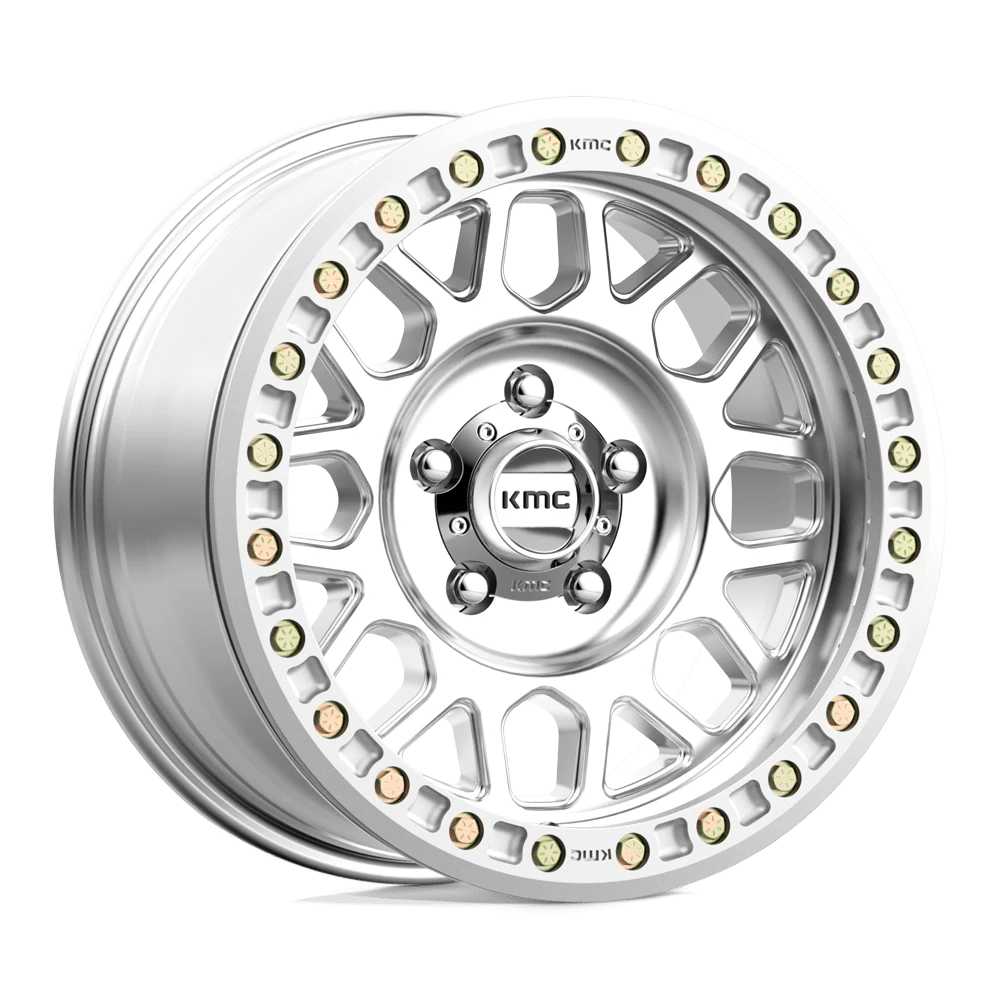 20x9 KMC KM234 Grenade Desert Machined BEADLOCK Wheel 6x5.5 (-12mm)