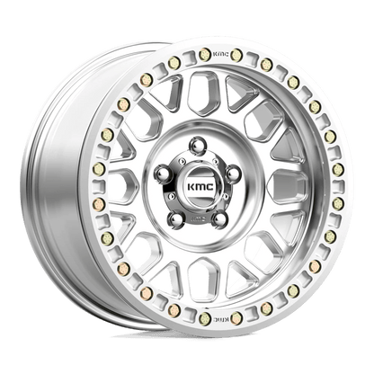 20x9 KMC KM234 Grenade Desert Machined BEADLOCK Wheel 6x5.5 (-12mm)