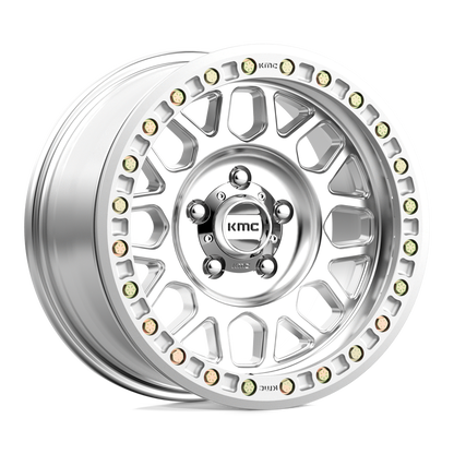 20x9 KMC KM234 Grenade Desert Machined BEADLOCK Wheel 6x5.5 (-12mm)