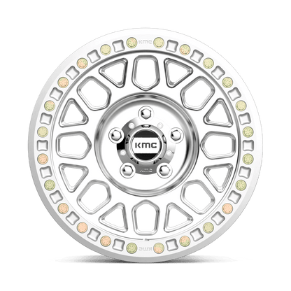 20x9 KMC KM234 Grenade Desert Machined BEADLOCK Wheel 5x5 (-12mm)