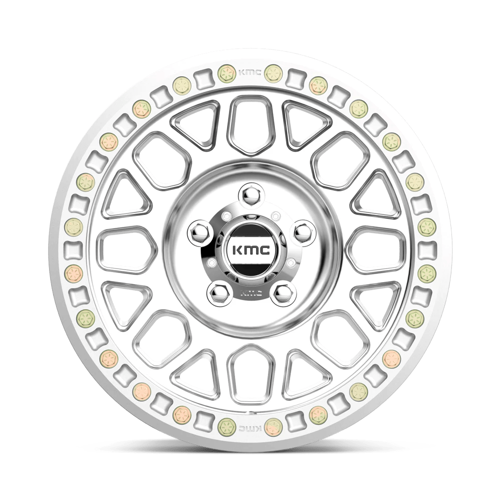 20x9 KMC KM234 Grenade Desert Machined BEADLOCK Wheel 6x5.5 (-12mm)