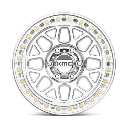 17x9 KMC KM235 Grenade Crawl Machined BEADLOCK Wheel 6x4.5 (-38mm)