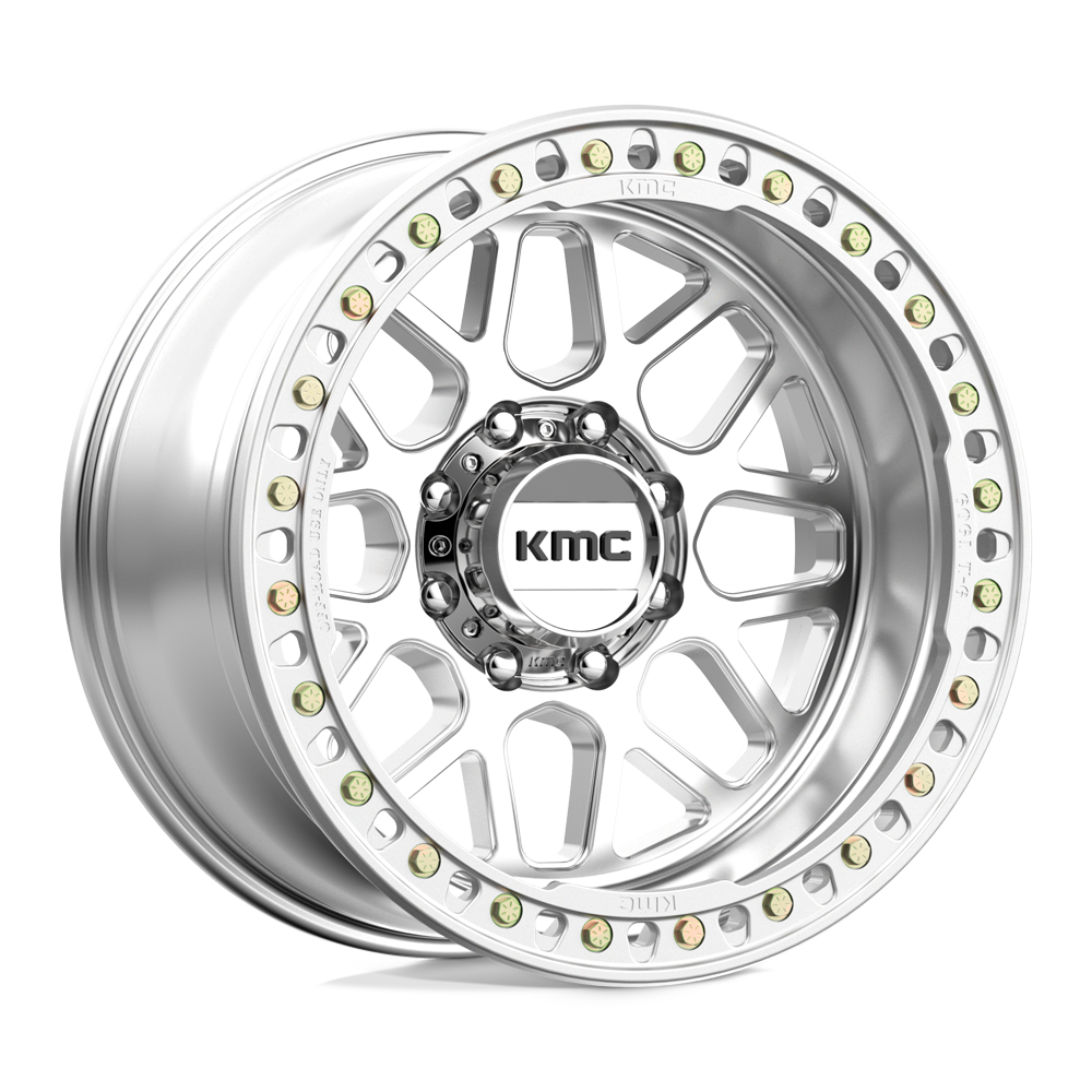 20x10 KMC KM235 Grenade Crawl Beadlock Machined Wheel 8X6.5 (-48mm)