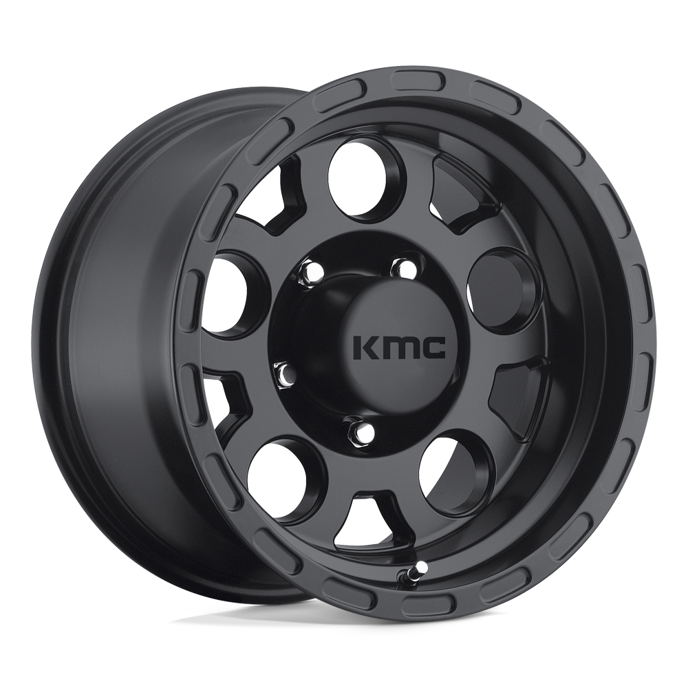 18x9 KMC KM522 ENDURO Matte Black Wheel 8x170 (0mm)