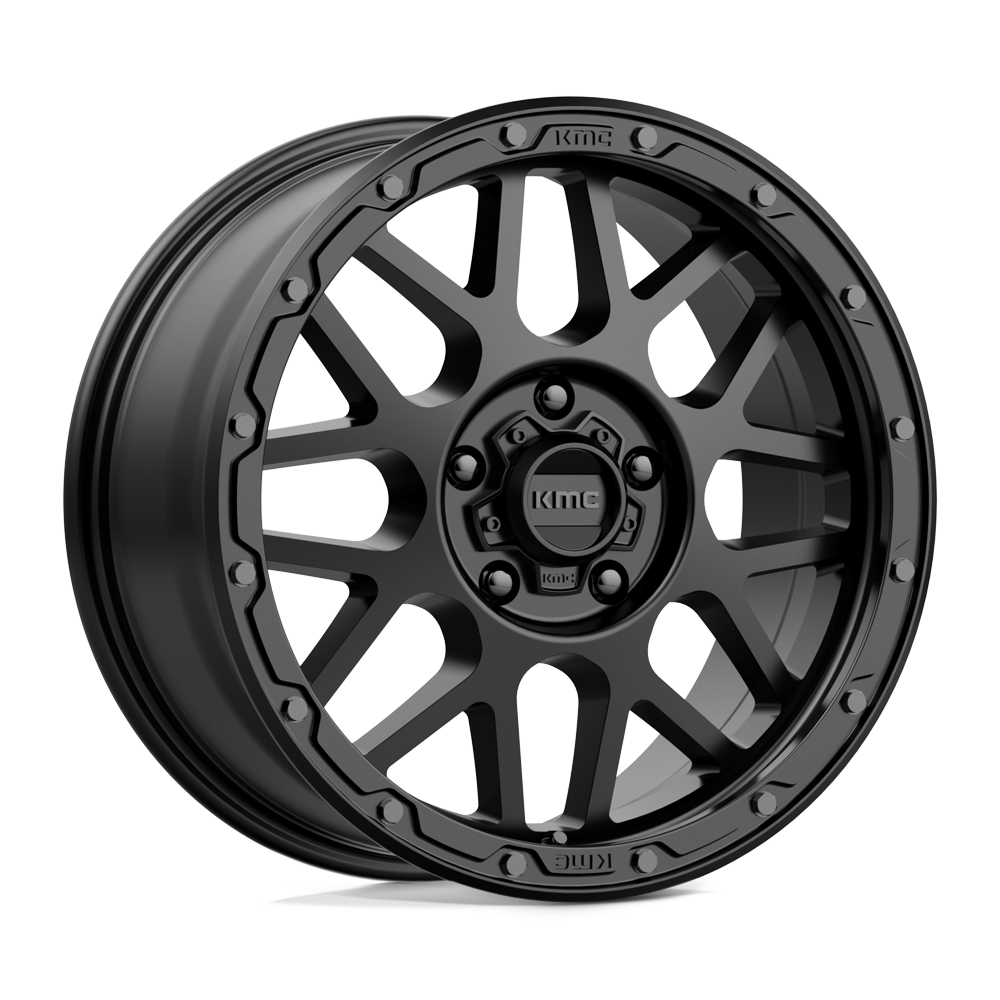 18x8.5 KMC KM535 GRENADE OFF-ROAD Matte Black Wheel 5x120 (35mm)
