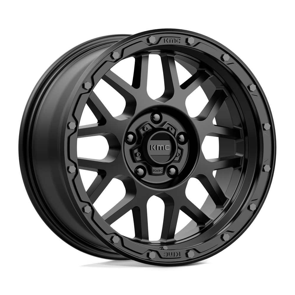 18x8.5 KMC KM535 GRENADE OFF-ROAD Matte Black Wheel 5x5.5 (0mm)