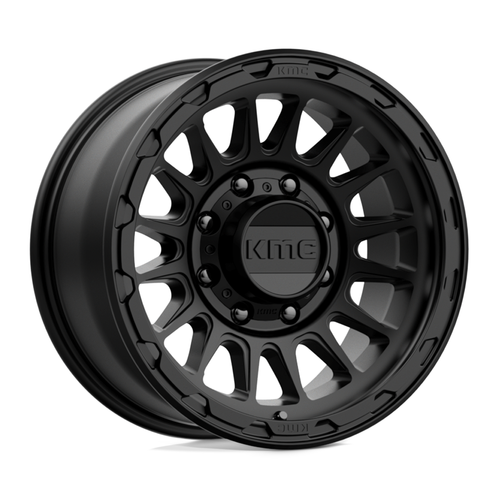 17x8.5 KMC KM542 IMPACT Satin Black Wheel 8x180 (0mm)