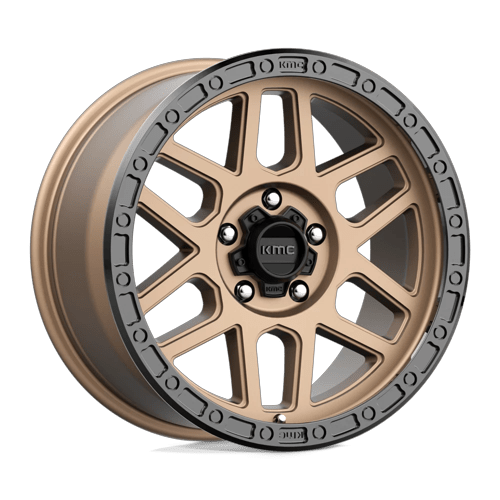 18x9 KMC KM544 Mesa Matte Bronze With Black Lip Wheel 5x150 (25mm)
