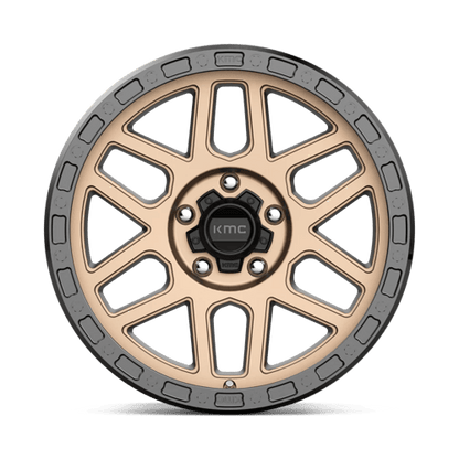 17x9 KMC KM544 Mesa Matte Bronze With Black Lip Wheel 5x150 (-12mm)