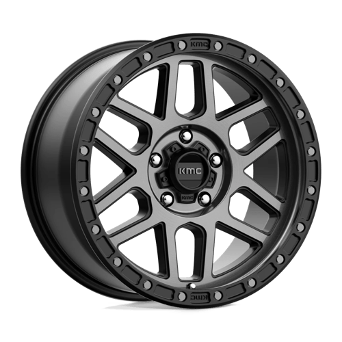 18x9 KMC KM544 Mesa Satin Black With Gray Tint Wheel 5x150 (25mm)