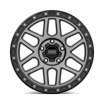 18x9 KMC KM544 Mesa Satin Black With Gray Tint Wheel 5x150 (25mm)