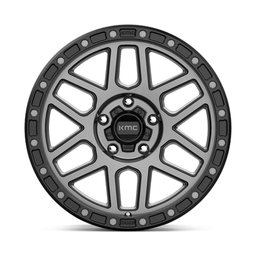 17x9 KMC KM544 Mesa Satin Black With Gray Tint Wheel 5x150 (-12mm)
