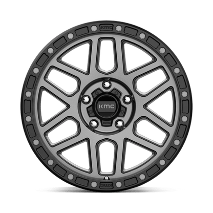 17x9 KMC KM544 Mesa Satin Black With Gray Tint Wheel 5x150 (-12mm)