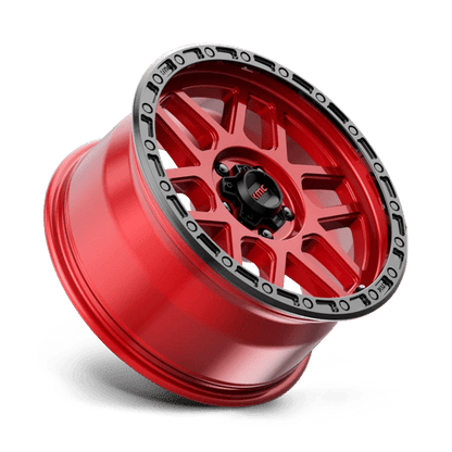 18x9 KMC KM544 Mesa Candy Red With Black Lip Wheel 5x150 (25mm)