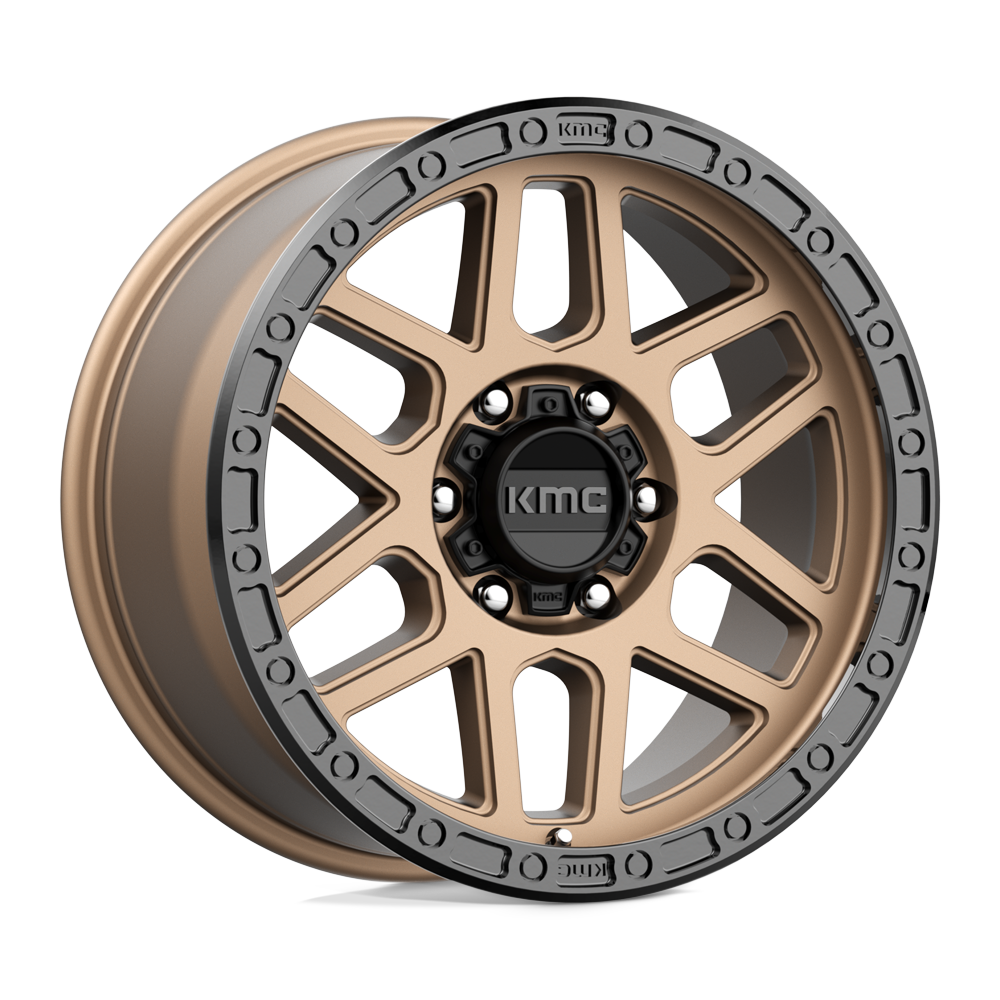 18x9 KMC KM544 MESA Matte Bronze With Black Lip Wheel 6x5.5 (18mm)
