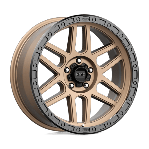 17x9 KMC KM544 Mesa Matte Bronze With Black Lip Wheel 5x150 (-12mm)