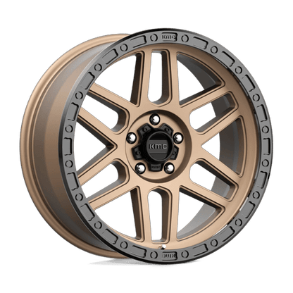 17x9 KMC KM544 Mesa Matte Bronze With Black Lip Wheel 5x150 (-12mm)