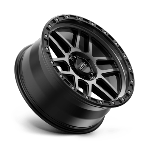17x8.5 KMC KM544 Mesa Satin Black With Gray Tint Wheel 6x4.5 (0mm)