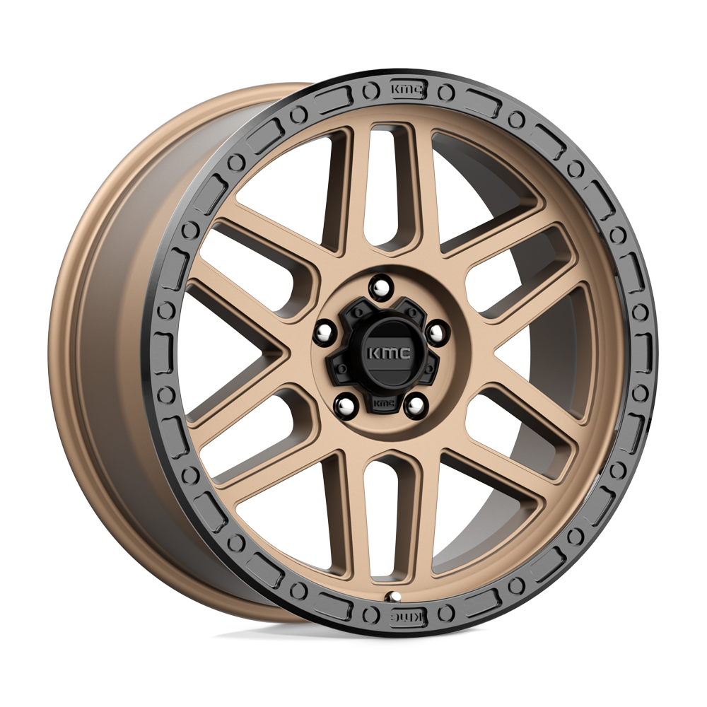 20x9 KMC KM544 MESA Matte Bronze With Black Lip Wheel 5x5 (18mm)