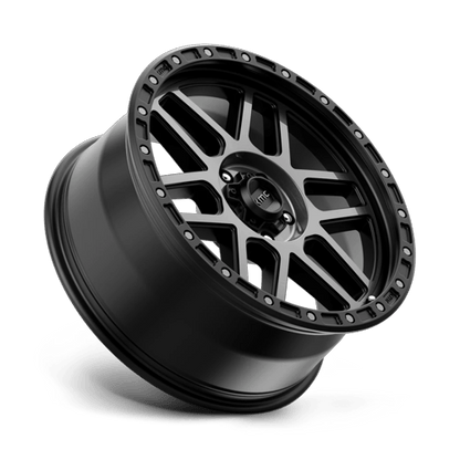 17x9 KMC KM544 Mesa Satin Black With Gray Tint Wheel 5x150 (-12mm)