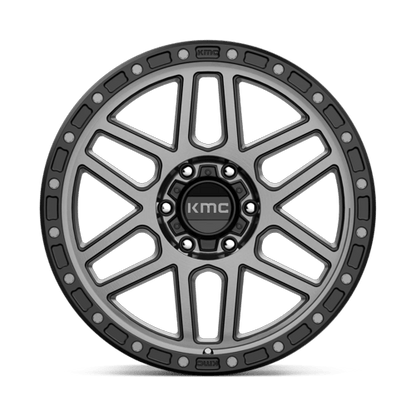 17x8.5 KMC KM544 Mesa Satin Black With Gray Tint Wheel 6x4.5 (0mm)