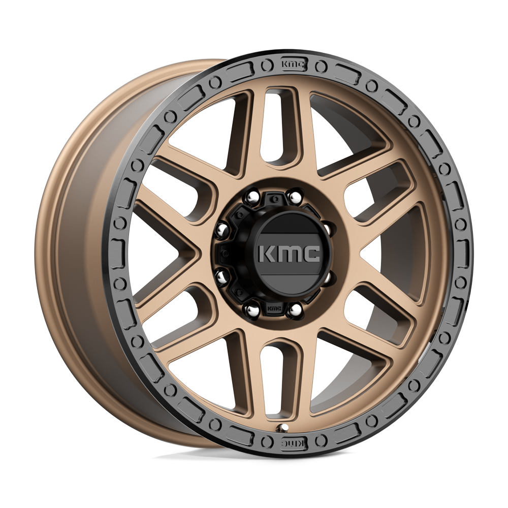 20x9 KMC KM544 MESA Matte Bronze With Black Lip Wheel 8x180 (18mm)
