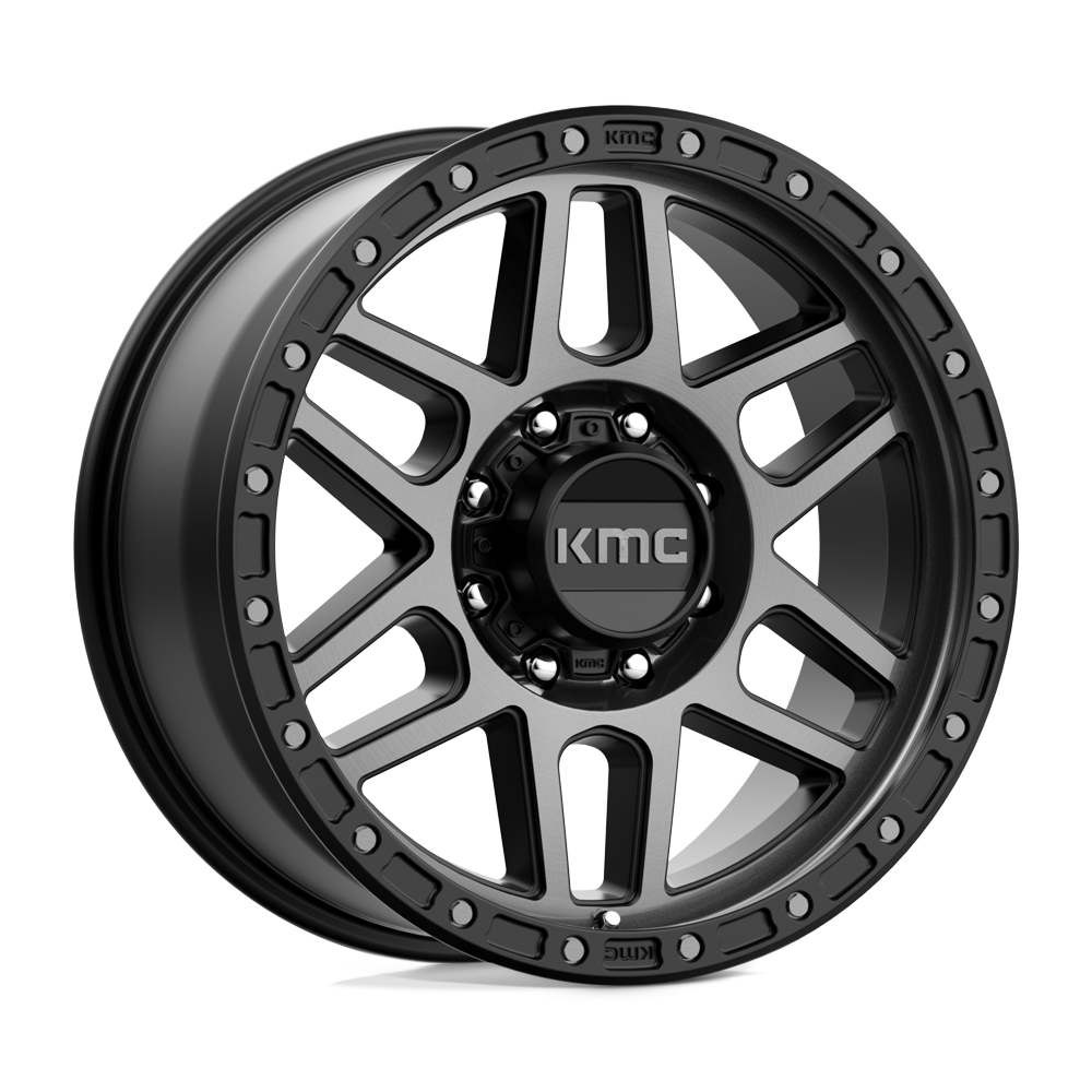 20x9 KMC KM544 MESA Satin Black With Gray Tint Wheel 8x170 (18mm)