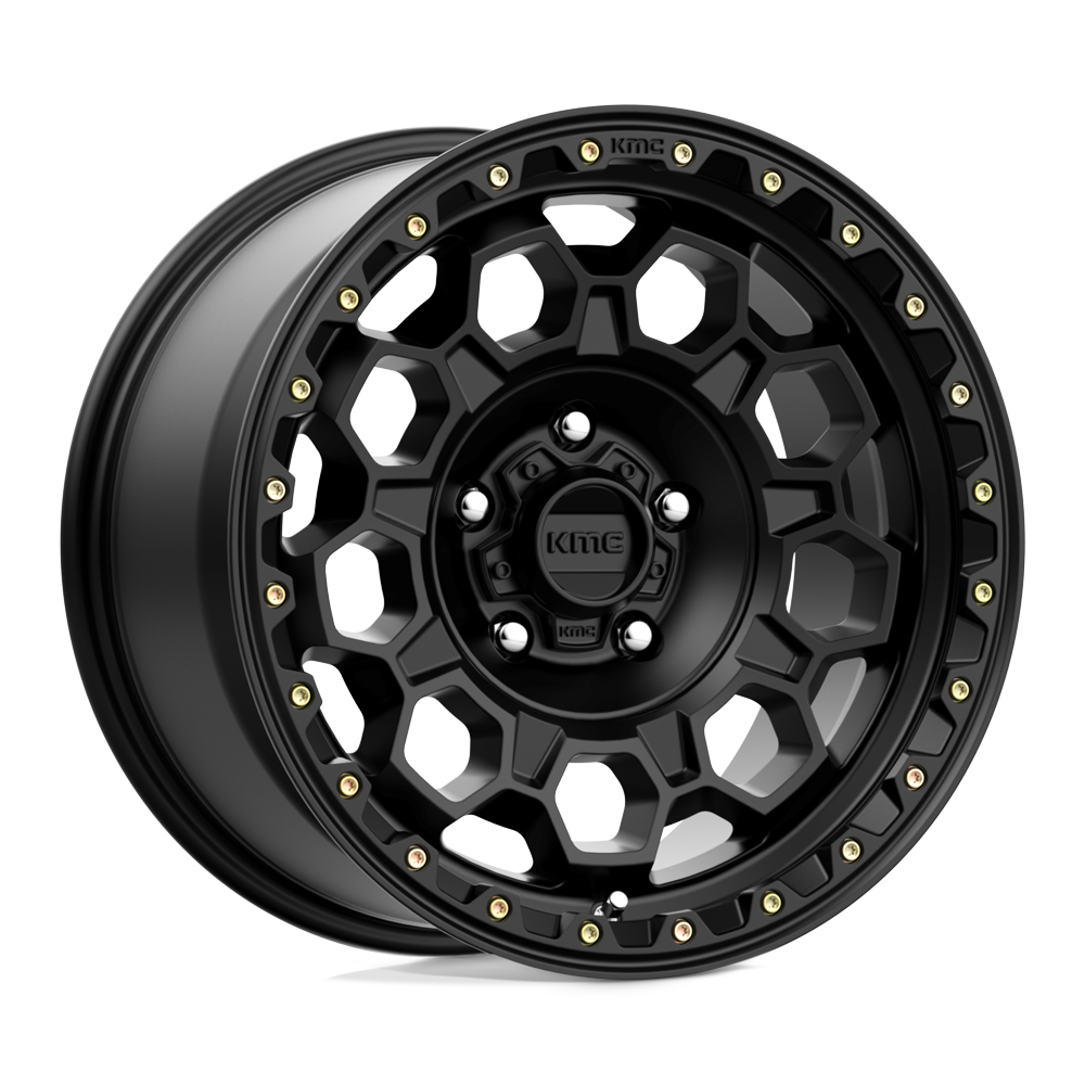 17x9 KMC KM545 TREK Satin Black Wheel 5x5 (0mm)