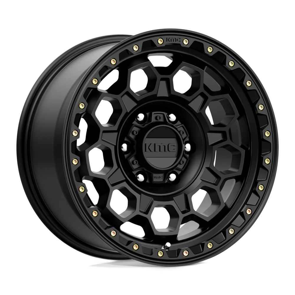 17x9 KMC KM545 TREK Satin Black Wheel 6x135 (0mm)