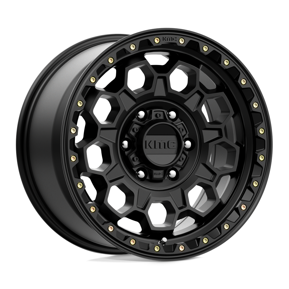 17x9 KMC KM545 TREK Satin Black Wheel 6x135 (18mm)