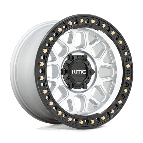 17x9 KMC KM549 GRS Machined With Satin Black Lip Wheel 6x120 (18mm)