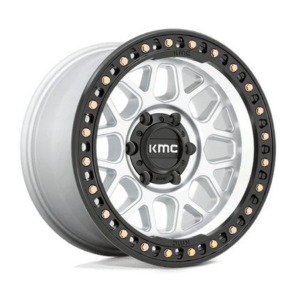 18x8.5 KMC KM549 GRS Machined With Satin Black Lip Wheel 8x180 (0mm)