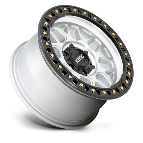 18x8.5 KMC KM549 GRS Machined With Satin Black Lip Wheel 5x5.5 (0mm)