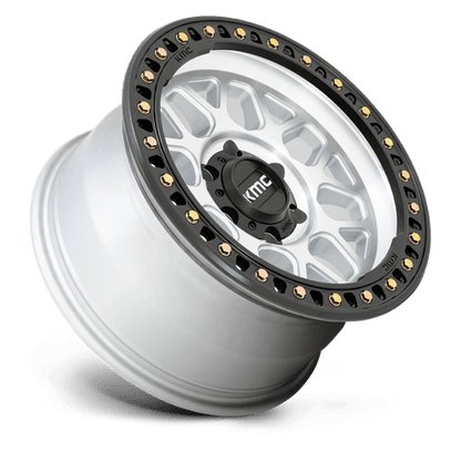 17x8.5 KMC KM549 GRS Machined With Satin Black Lip Wheel 5x150 (0mm)