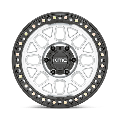 17x9 KMC KM549 GRS Machined With Satin Black Lip Wheel 6x5.5 (18mm)